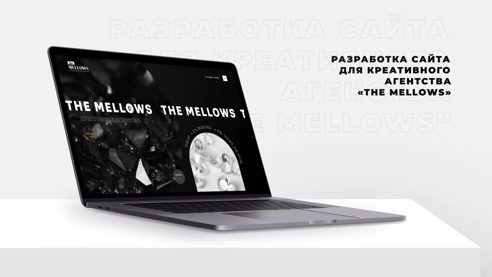 Разработка сайта креативного агентства «The Mellows» в Монино