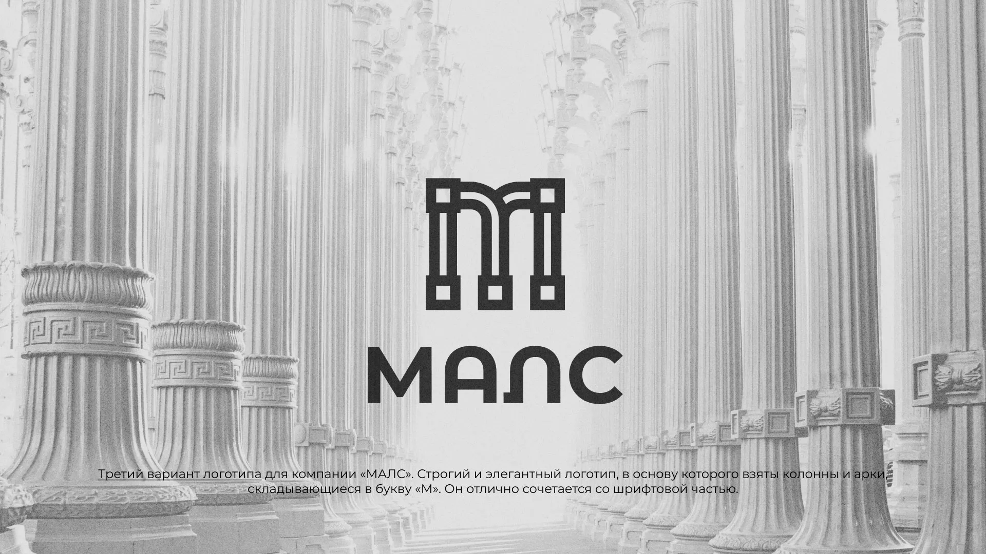 Разработка логотипа компании «МАЛС» в Монино